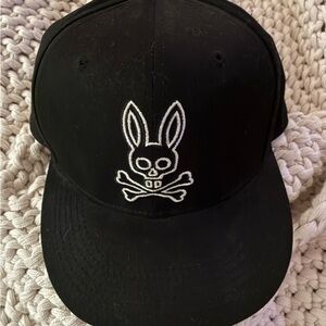 Psycho Bunny Black Baseball Cap